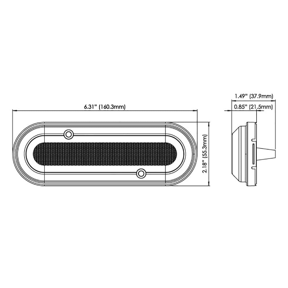 OceanLED M6 Gen2 Mast Light - Surface Mount - Warm White [011204WW] - The Happy Skipper