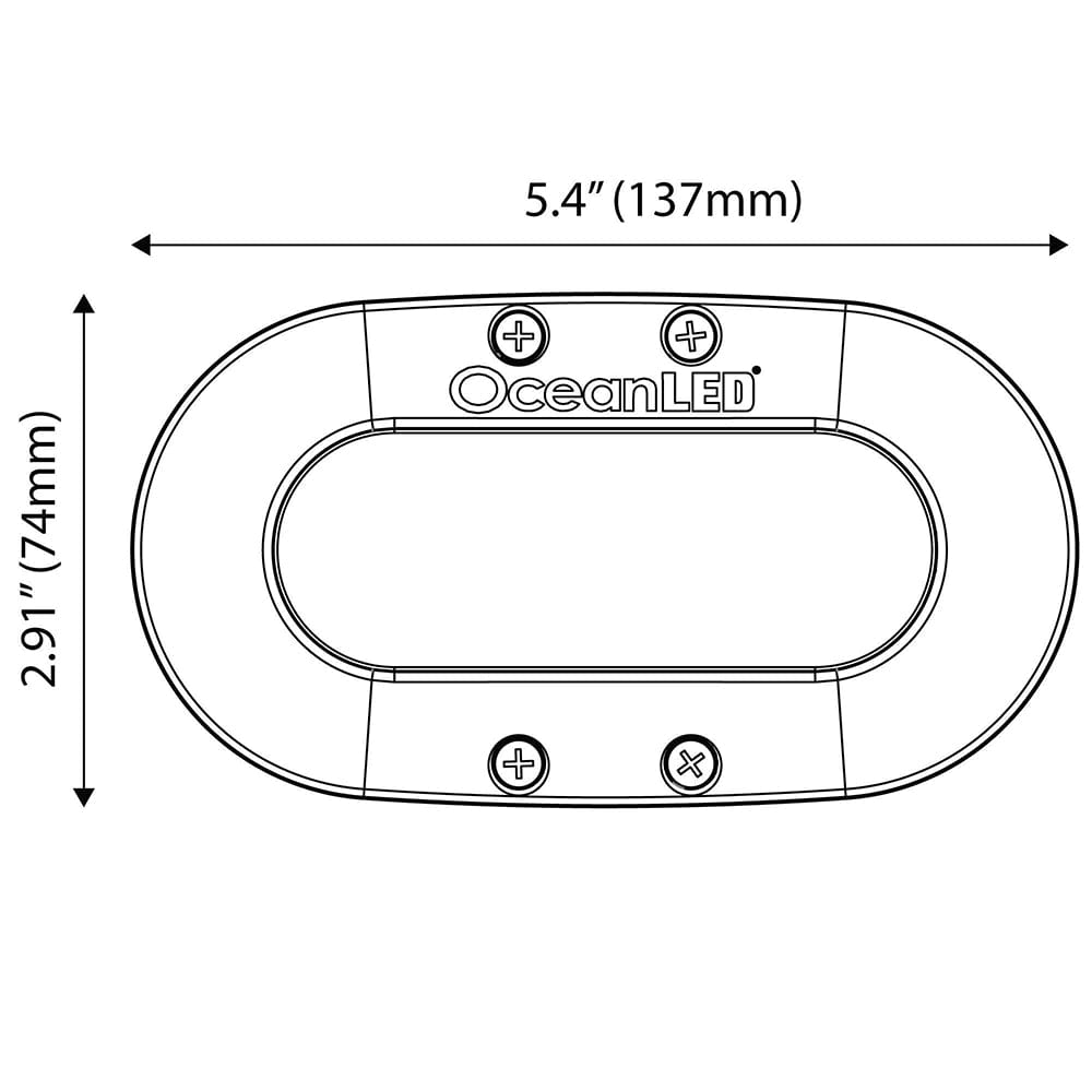 OceanLED X-Series X4 - White LEDs [012301W] - The Happy Skipper