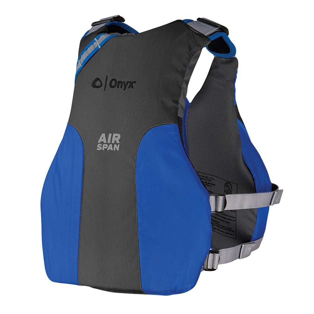 Onyx Airspan Breeze Life Jacket - M/L - Blue [123000-500-040-23] - The Happy Skipper