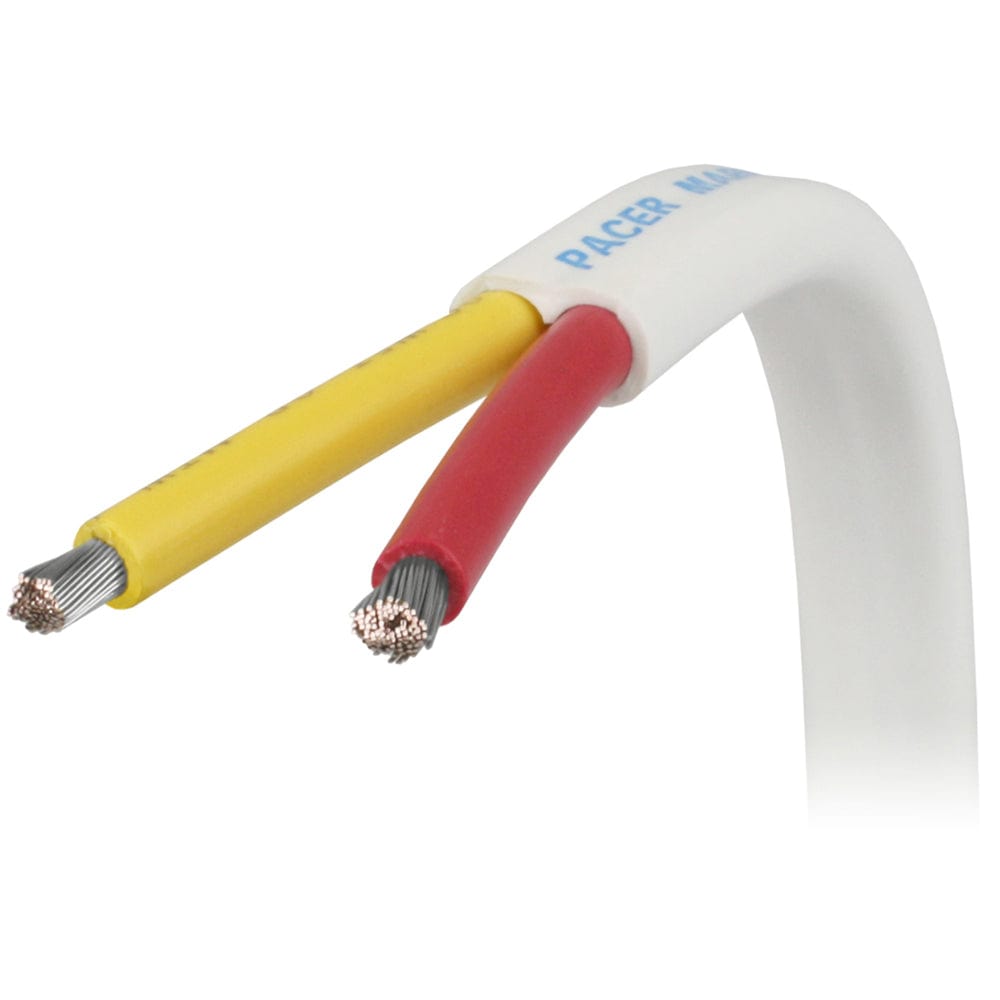 Pacer 12/2 AWG Safety Duplex Cable - Red/Yellow - 250 [W12/2RYW-250] - The Happy Skipper