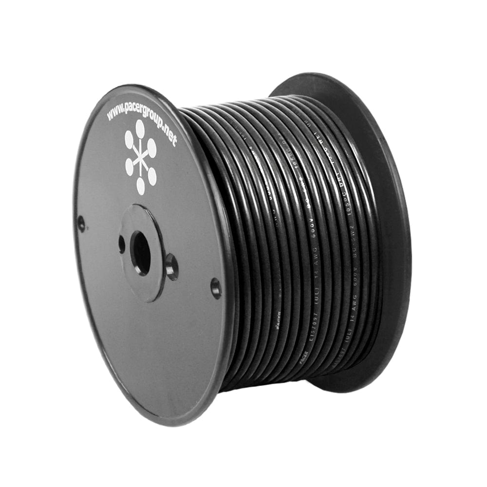 Pacer Black 12 AWG Primary Wire - 100 [WUL12BK-100] - The Happy Skipper