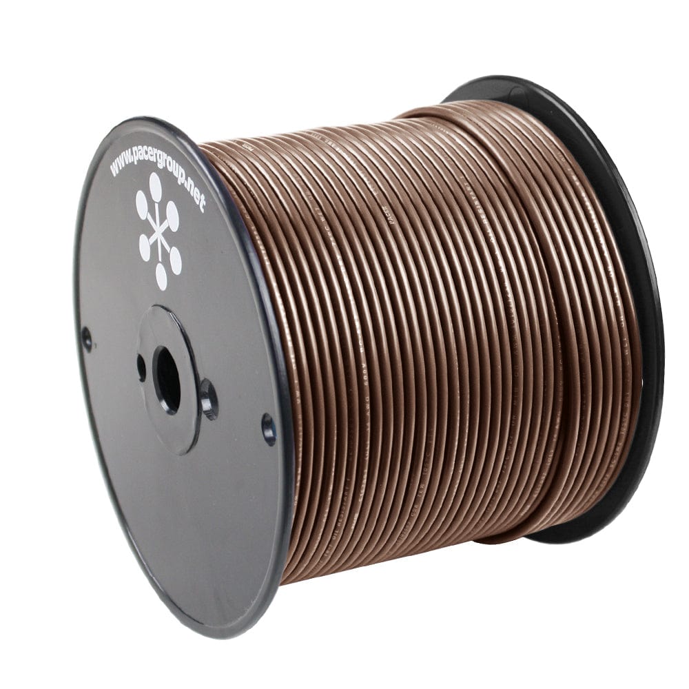 Pacer Brown 18 AWG Primary Wire - 500 [WUL18BR-500] - The Happy Skipper