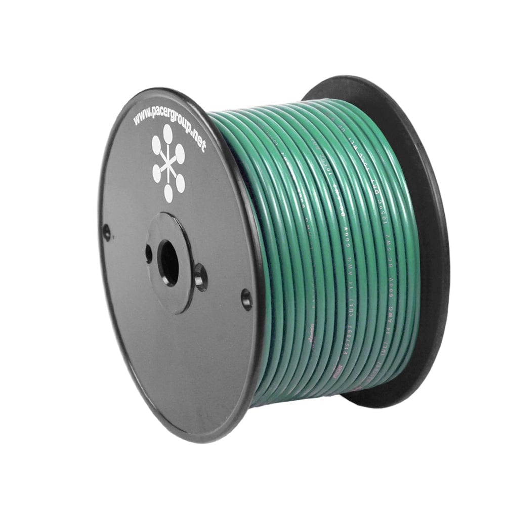 Pacer Green 10 AWG Primary Wire - 100 [WUL10GN-100] - The Happy Skipper