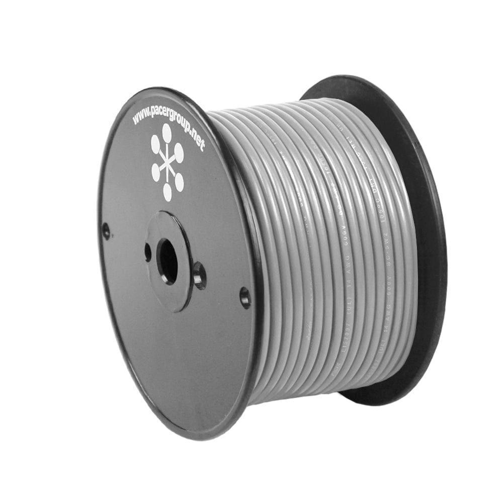 Pacer Grey 10 AWG Primary Wire - 100 [WUL10GY-100] - The Happy Skipper