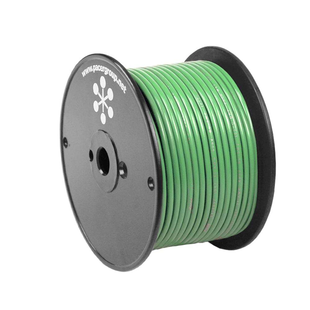 Pacer Light Green 16 AWG Primary Wire - 100 [WUL16LG-100] - The Happy Skipper