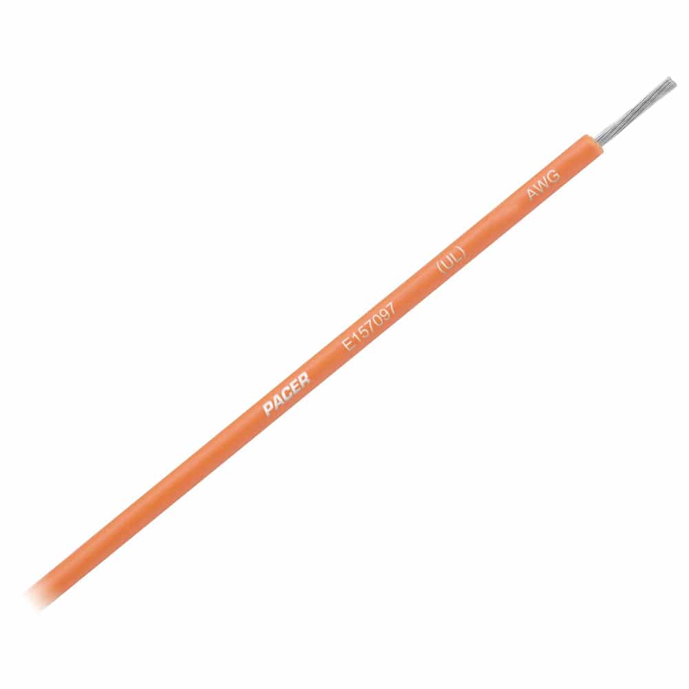 Pacer Orange 10 AWG Primary Wire - 25 [WUL10OR-25] - The Happy Skipper