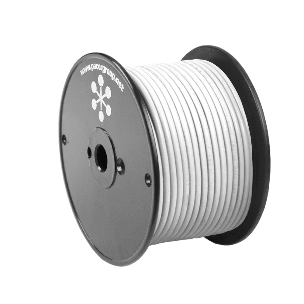 Pacer White 16 AWG Primary Wire - 100 [WUL16WH-100] - The Happy Skipper