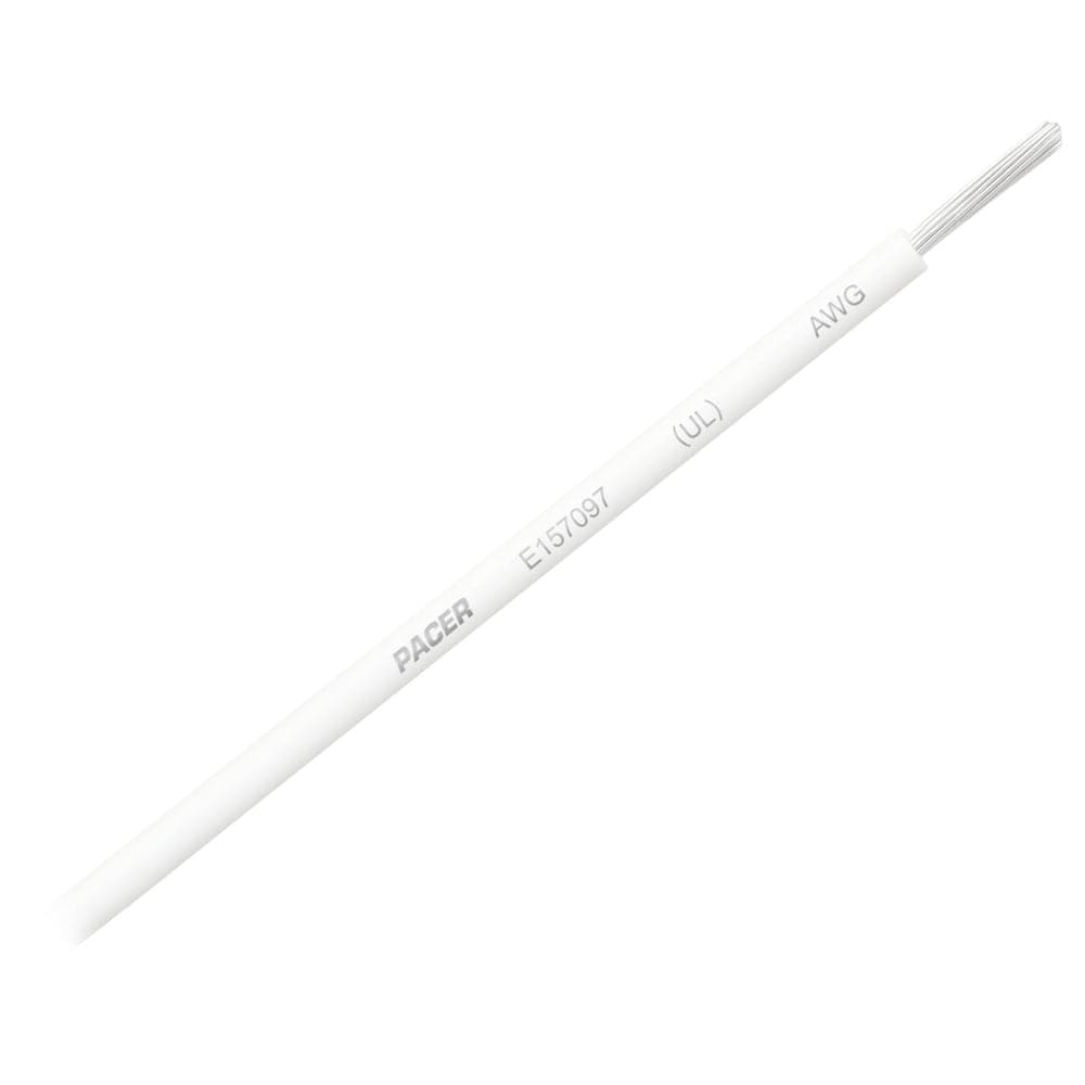 Pacer White 8 AWG Primary Wire - 25 [WUL8WH-25] - The Happy Skipper