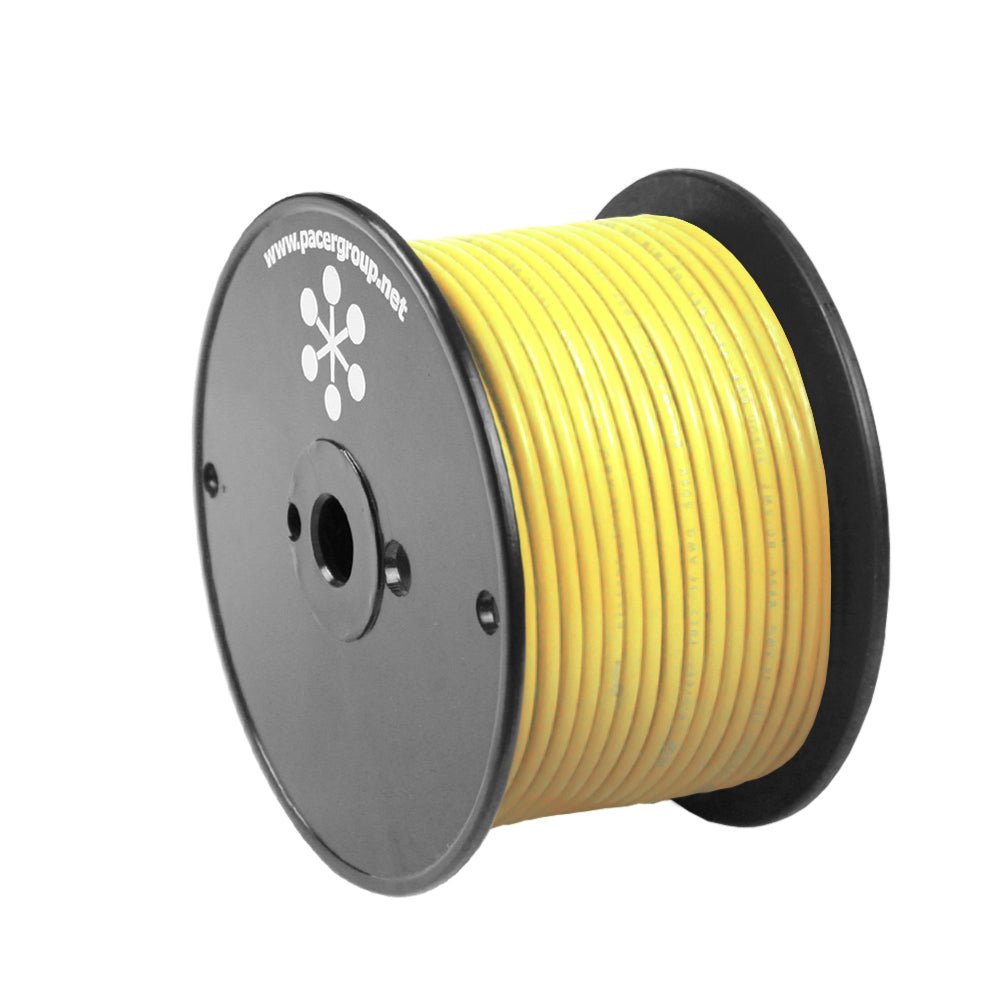 Pacer Yellow 10 AWG Primary Wire - 20' [WUL10YL-20] - The Happy Skipper