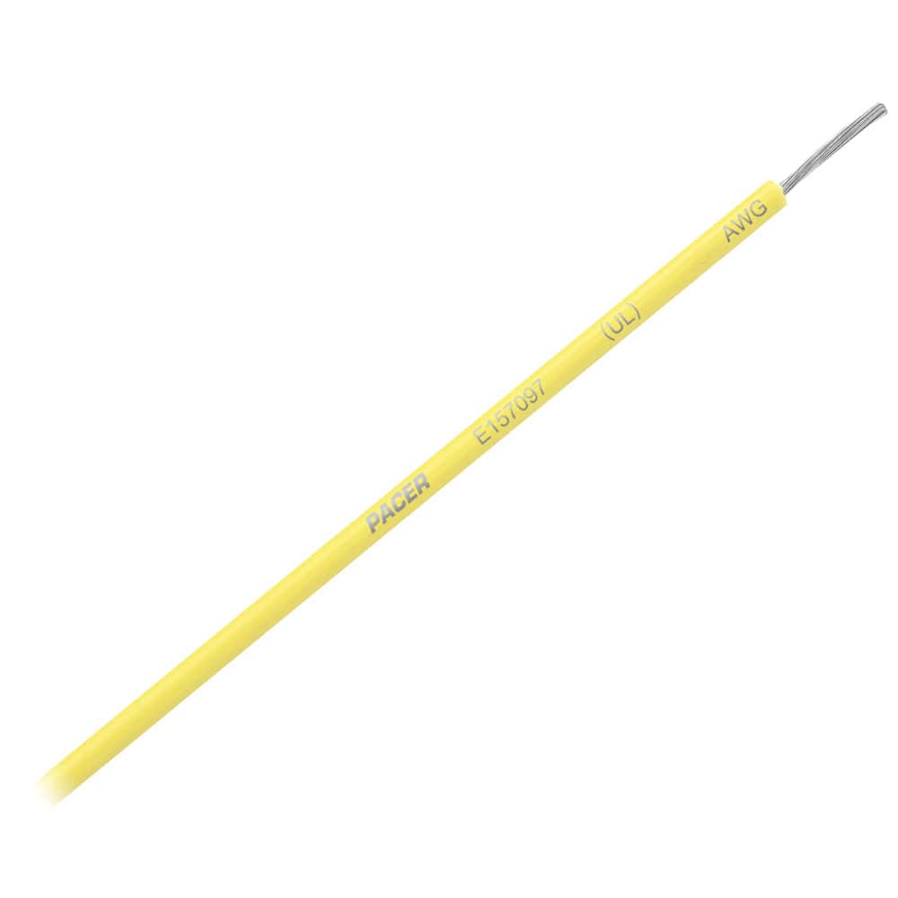 Pacer Yellow 10 AWG Primary Wire - 25 [WUL10YL-25] - The Happy Skipper