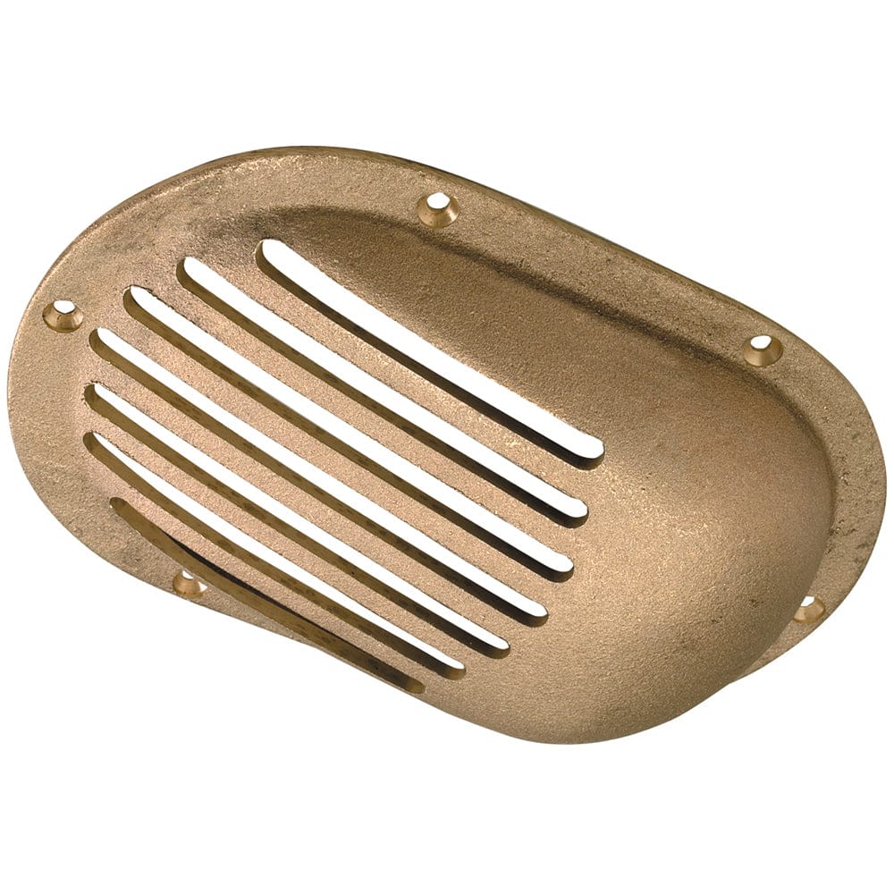 Perko 3-1/2" x 2-1/2" Scoop Strainer Bronze MADE IN THE USA [0066DP1PLB] - The Happy Skipper