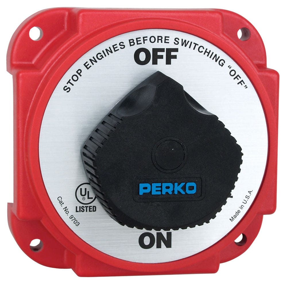 Perko 9703DP Heavy Duty Battery Disconnect Switch w/ Alternator Field Disconnect [9703DP] - The Happy Skipper