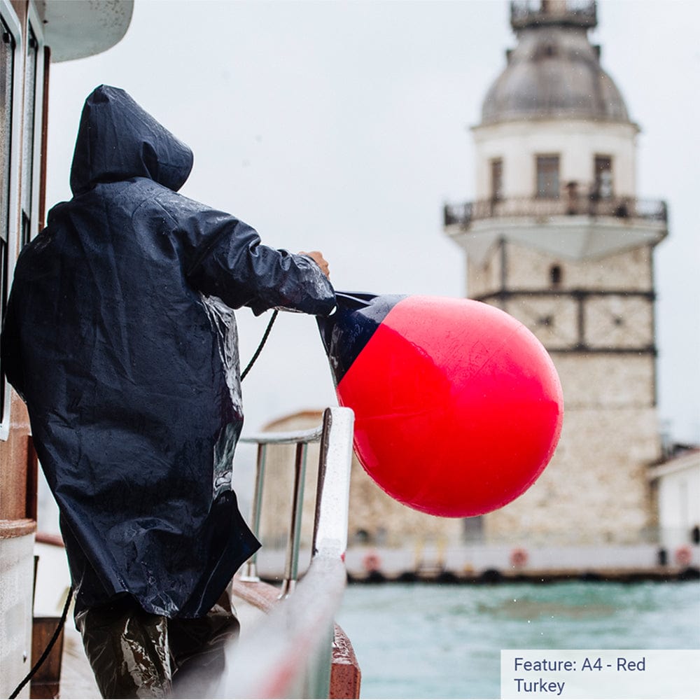 Polyform A-0 Buoy 8" Diameter - Red [A-0-RED] - The Happy Skipper