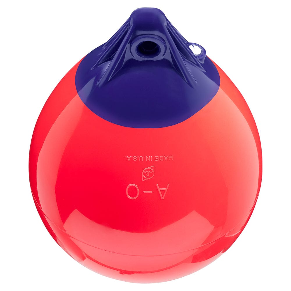 Polyform A-0 Buoy 8" Diameter - Red [A-0-RED] - The Happy Skipper