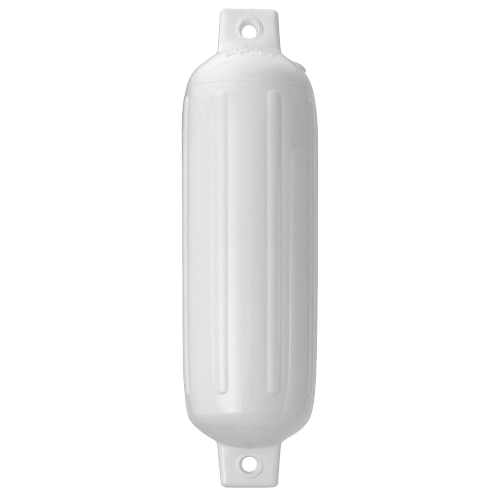 Polyform G-2 Twin Eye Fender 4.5" x 15.5" - White [G-2-WHITE] - The Happy Skipper