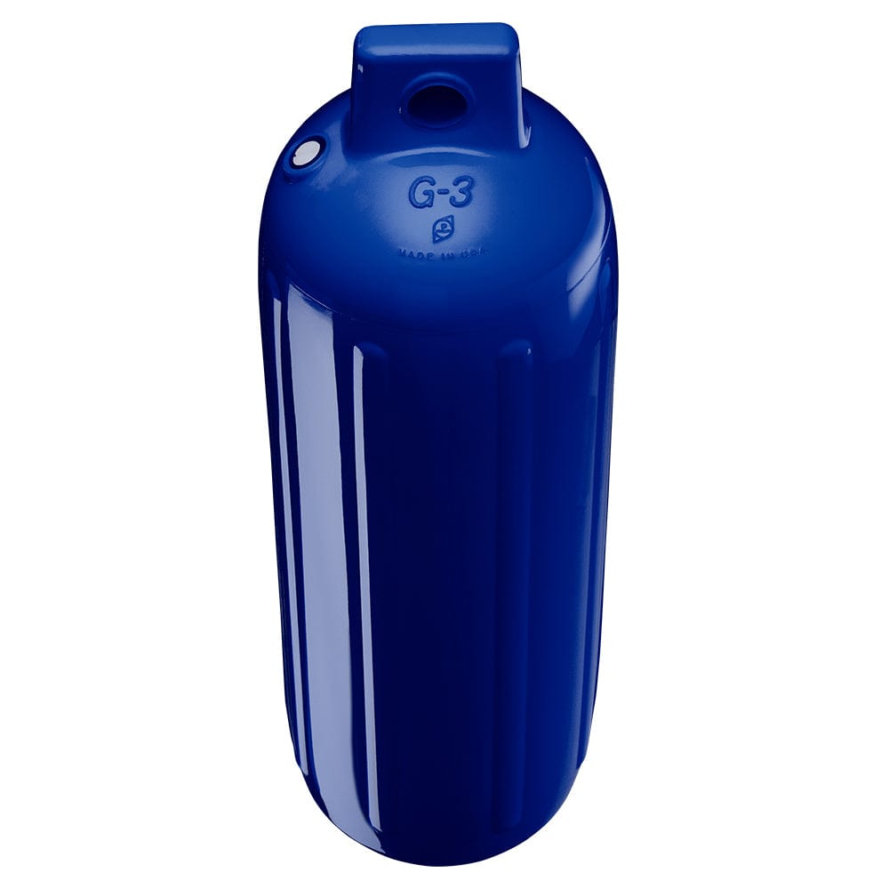 Polyform G-3 Twin Eye Fender 5.5" x 19" - Cobalt Blue w/Adapter [G-3-COBALT BLUE] - The Happy Skipper