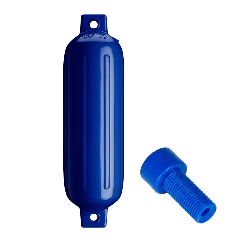 Polyform G-3 Twin Eye Fender 5.5" x 19" - Cobalt Blue w/Adapter [G-3-COBALT BLUE] - The Happy Skipper