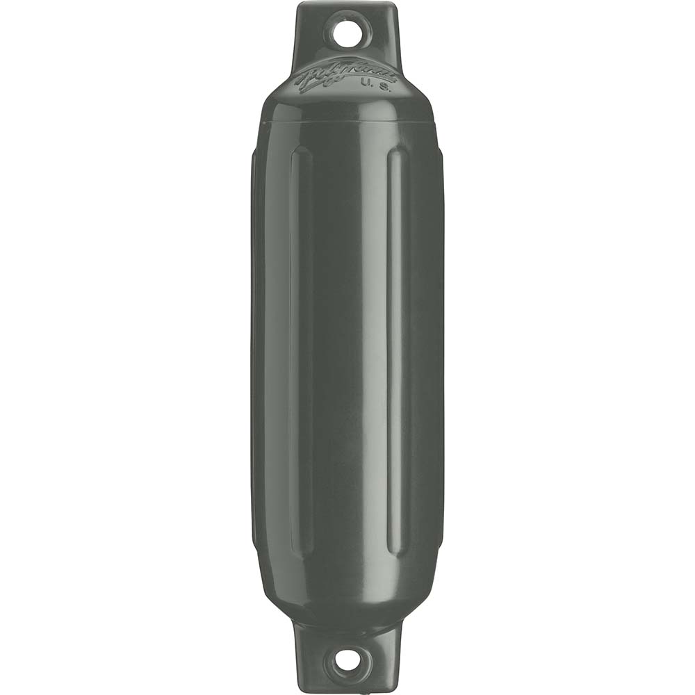 Polyform G-5 Twin Eye Fender 8.8" x 26.8" - Graphite [G-5-GRAPHITE] - The Happy Skipper