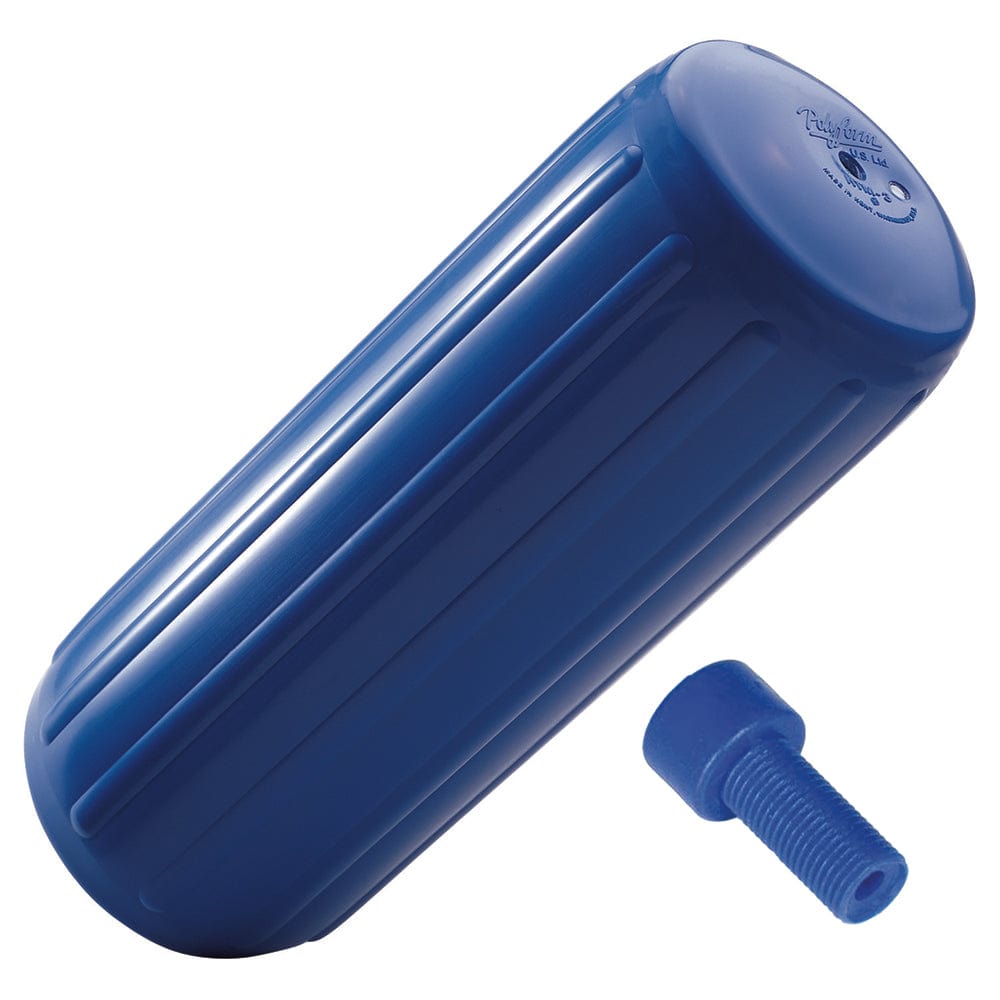 Polyform HTM-4 Fender 13.5" x 34.8" - Blue w/Adapter [HTM-4-BLUE] - The Happy Skipper