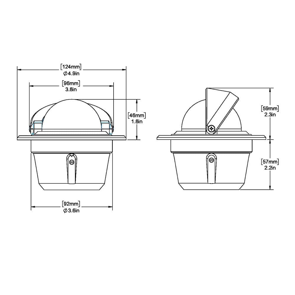 Ritchie F-50W Explorer Compass - Flush Mount - White [F-50W] - The Happy Skipper