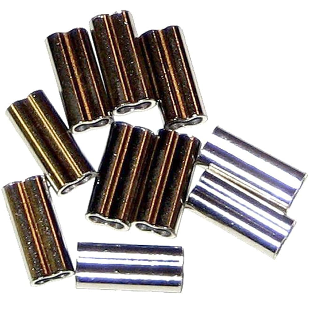 Rupp Nickel Crimp Sleeves - 10 Pack [03-1104-10PK] - The Happy Skipper