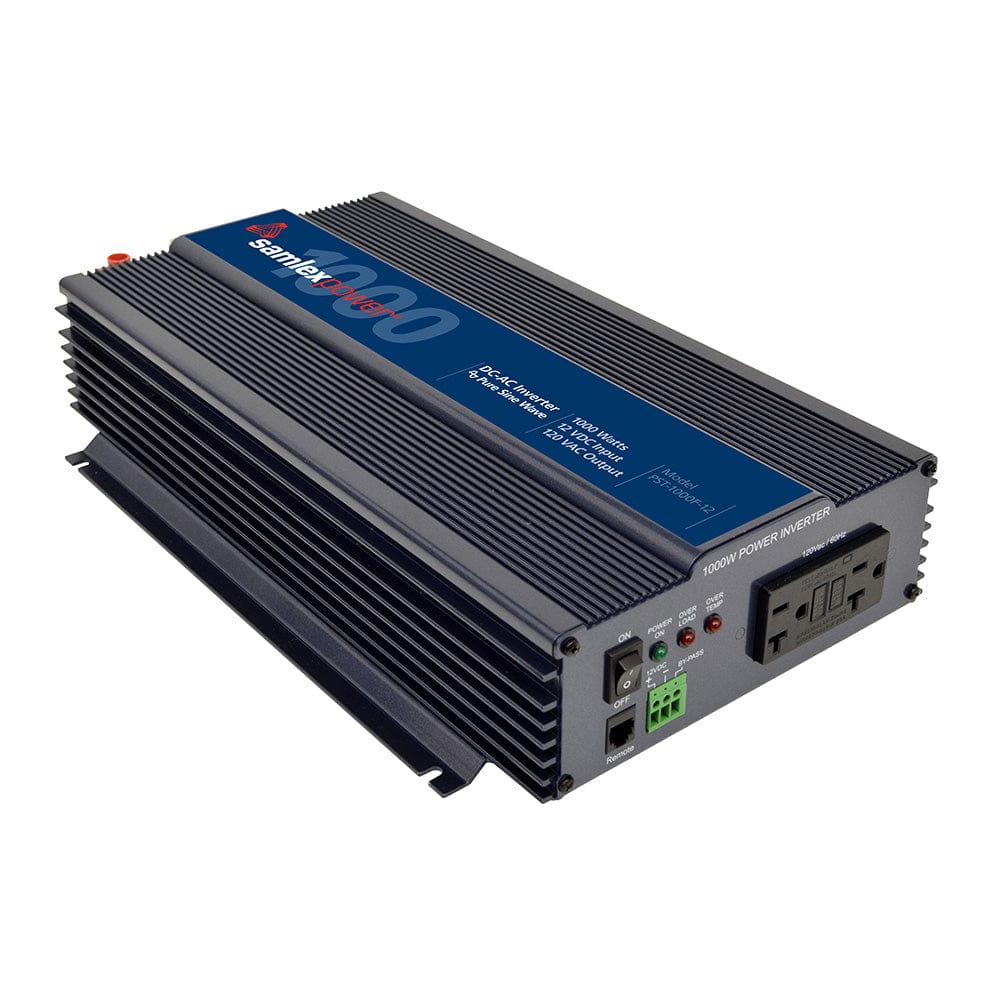 Samlex PST-1000F-12 1000W Pure Sine Wave Inverter - 12V Input 120VAC Output [PST-1000F-12] - The Happy Skipper