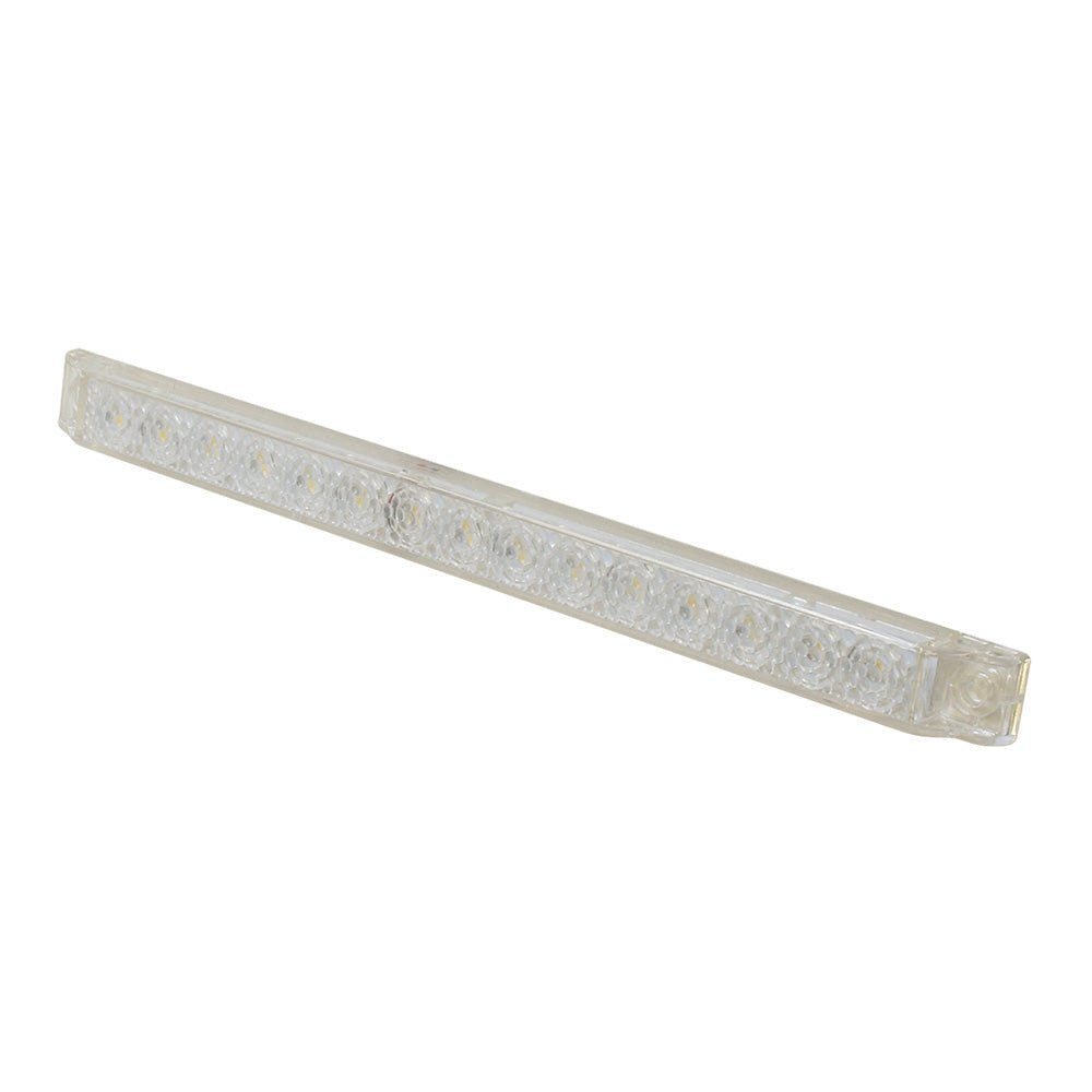 Scandvik 8" LED Light Strip - White w/Gasket - 12V [41644P] - The Happy Skipper