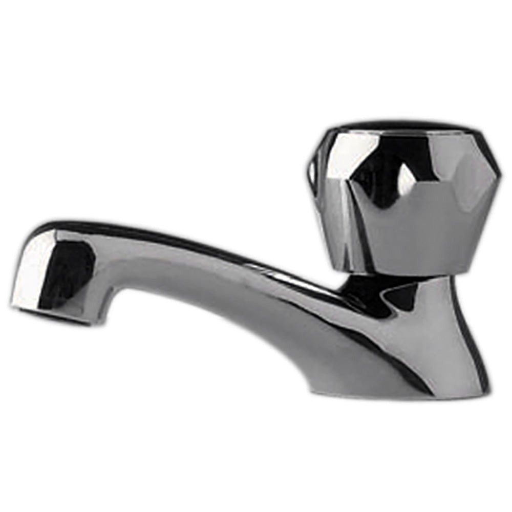 Scandvik Heavy-Duty Brass Basin Tap - Chrome Plated [10050P] - The Happy Skipper