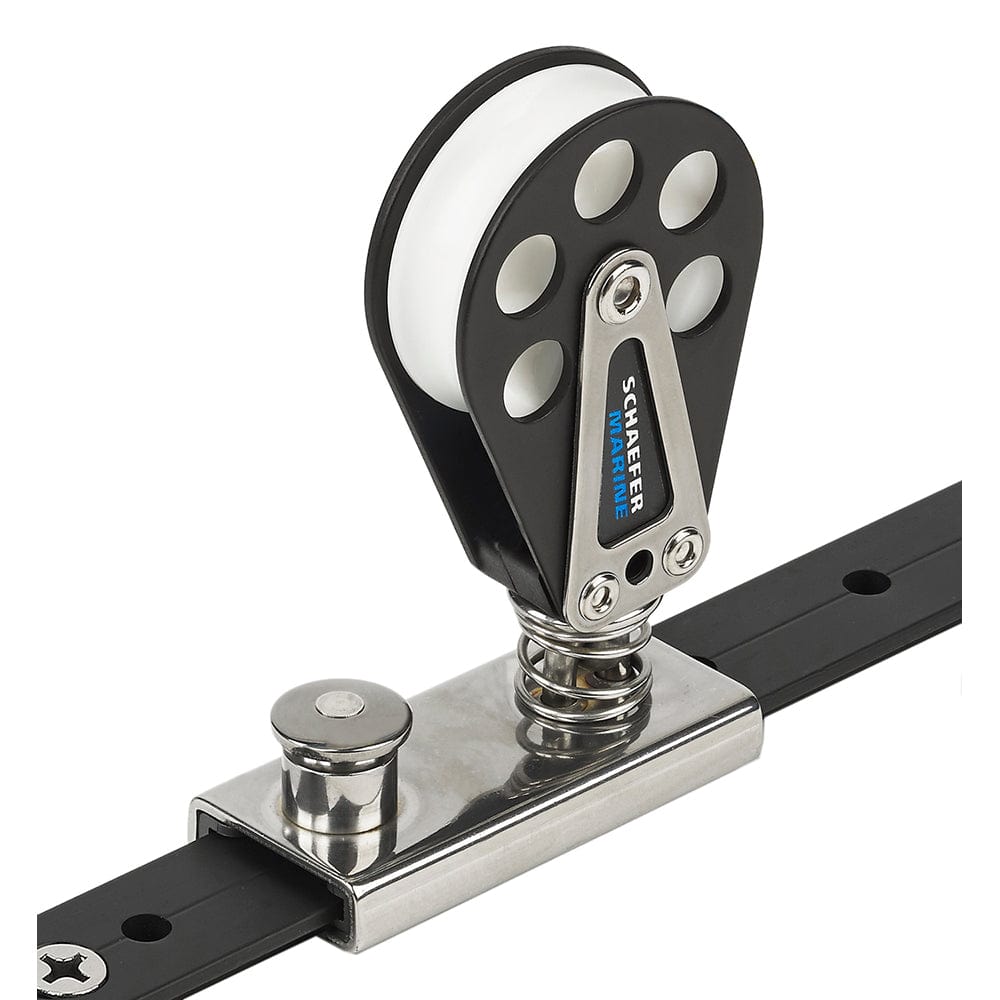 Schaefer Spring Loaded/Lined Slide/Aluminum f/1" T-Track [504-82] - The Happy Skipper