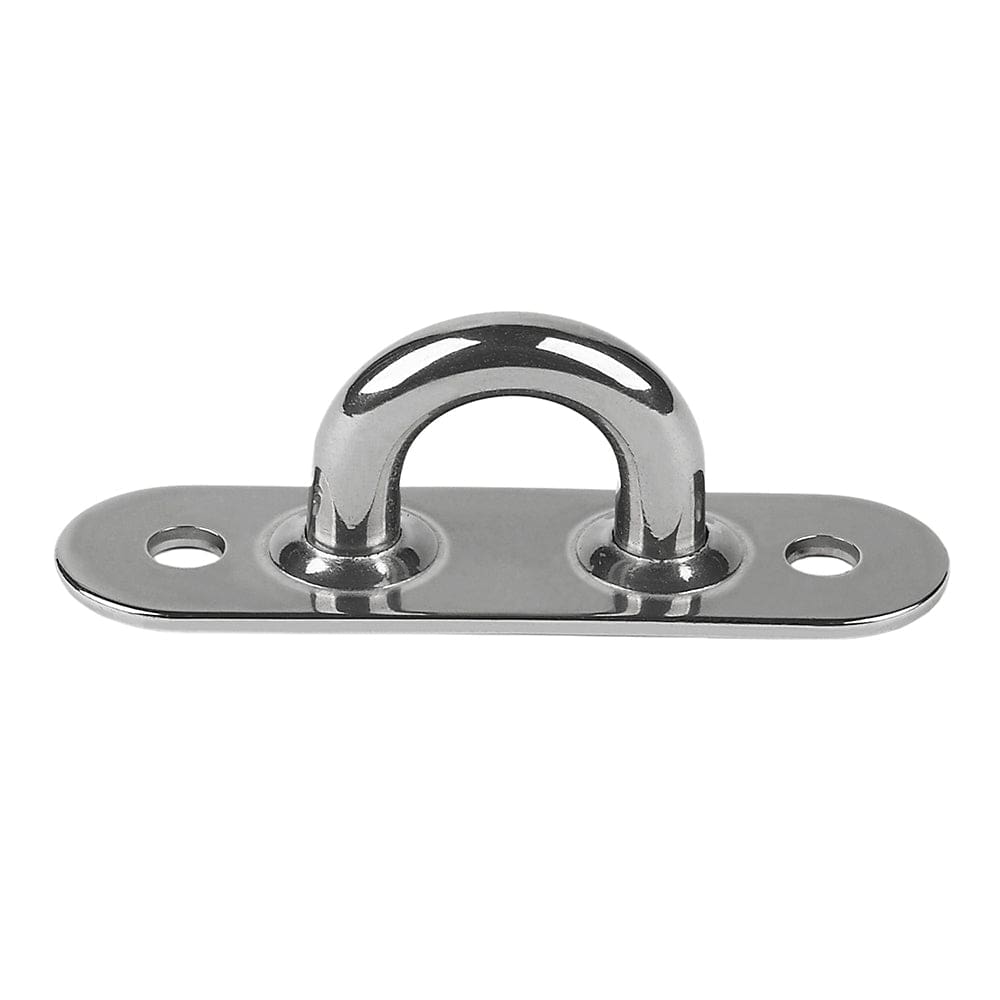 Schaefer Stainless Steel Welded Pad Eye - 2-1/4"L x 5/8"W [78-05] - The Happy Skipper