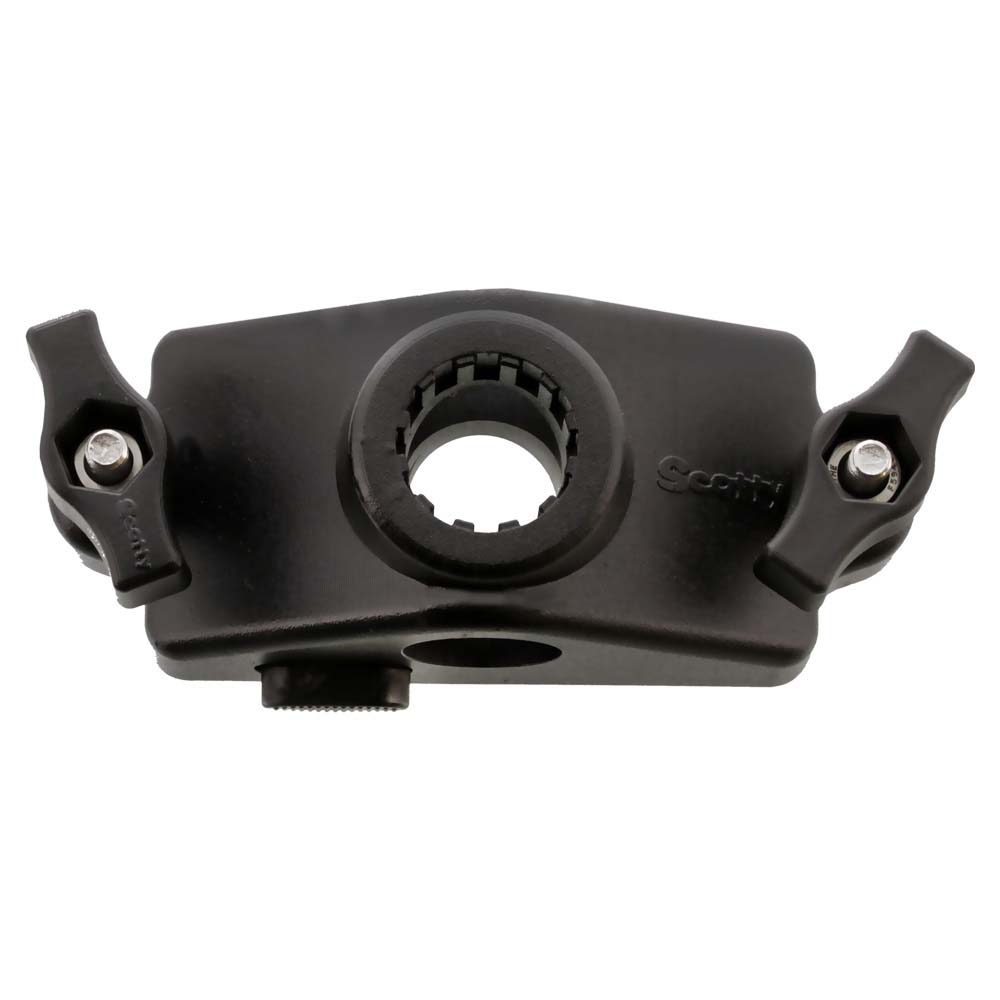 Scotty 0343 Locking Gunnel Track Mount [0343-BK] - The Happy Skipper