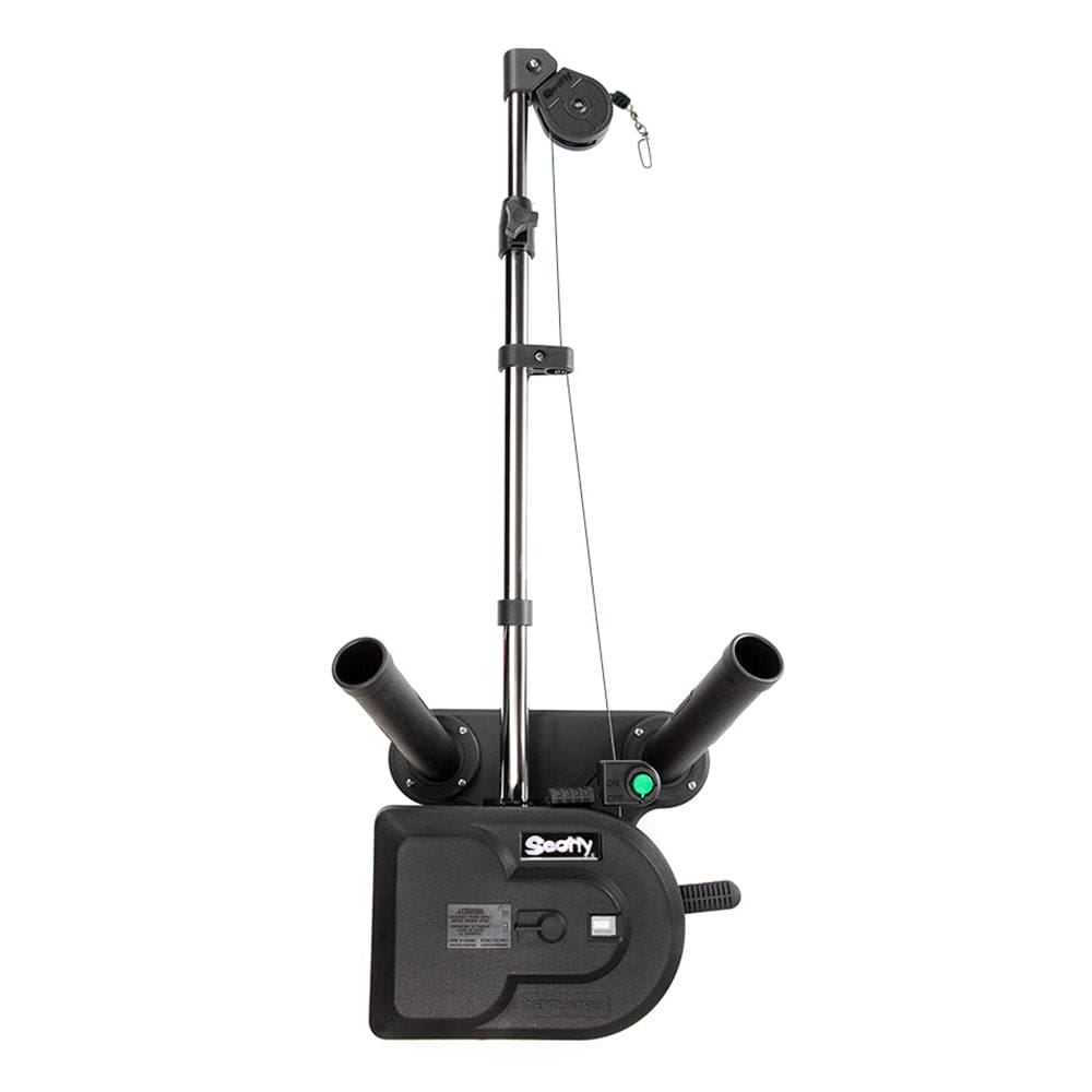 Scotty 1116 Propack 60" Telescoping Electric Downrigger w/ Dual Rod Holders and Swivel Base [1116] - The Happy Skipper