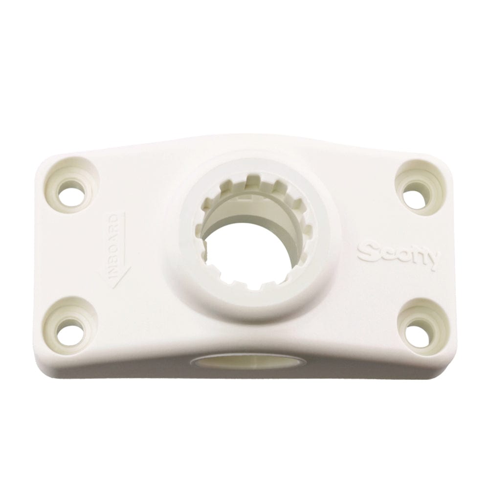 Scotty Combination Side / Deck Mount - White [241-WH] - The Happy Skipper