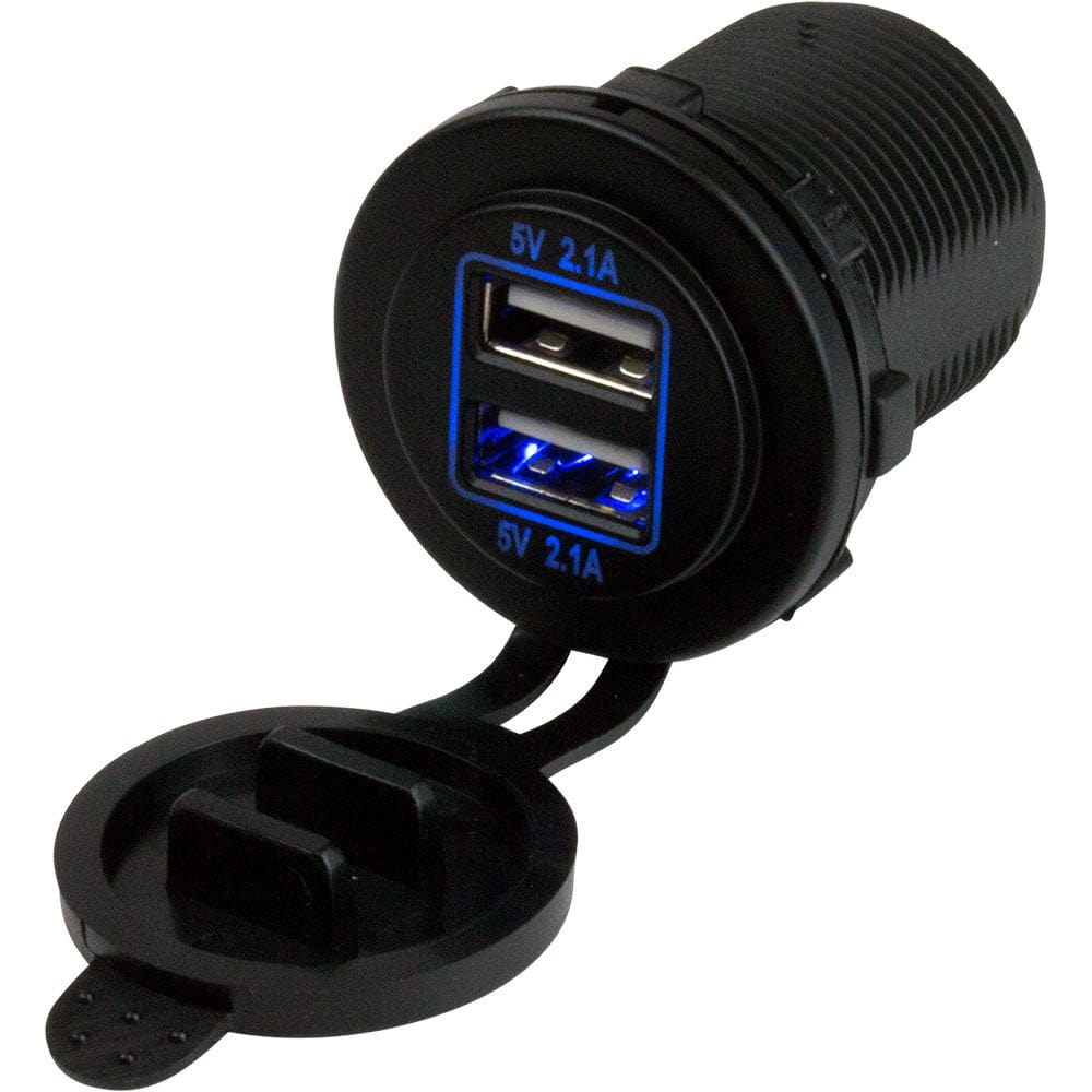 Sea-Dog Dual USB Power Socket [426515-1] - The Happy Skipper