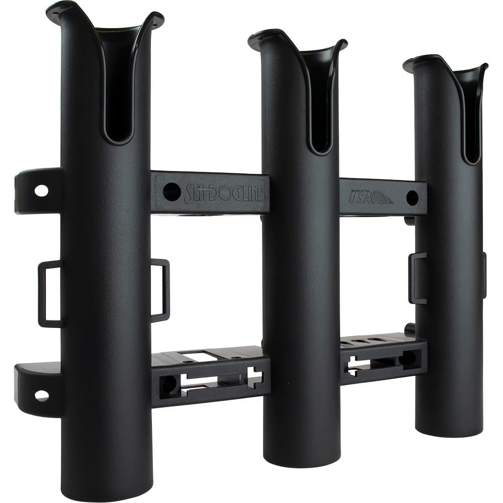 Sea-Dog Triple Threat Three Pole Rod Holder - Black [325033-1] - The Happy Skipper