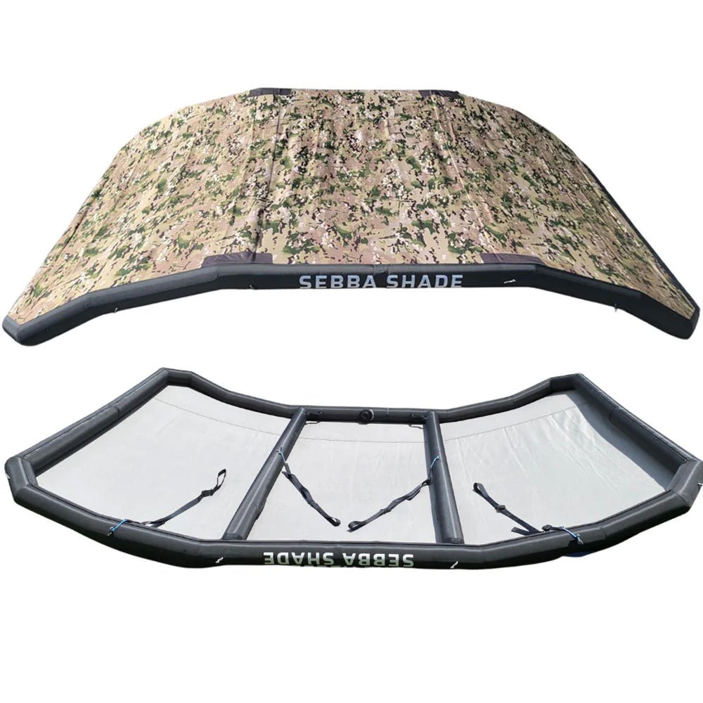 Sebba Shade 6 x 9 ft. Camo Sun Shade f/Boats Up To 28' [SS6X9CAM] - The Happy Skipper