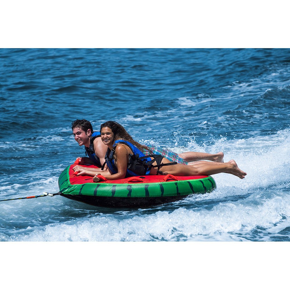 Solstice Watersports 1-2 Rider Watermelon Island Towable [22202] - The Happy Skipper