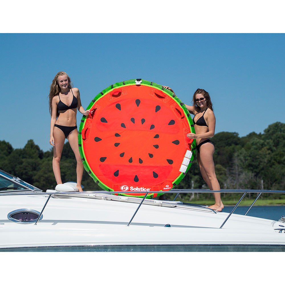 Solstice Watersports 1-2 Rider Watermelon Island Towable [22202] - The Happy Skipper