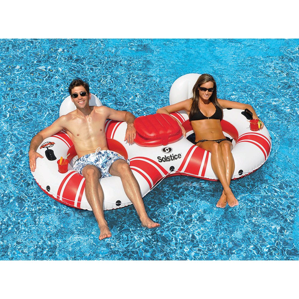 Solstice Watersports Super Chill 2-Person River Tube w/Cooler [17002] - The Happy Skipper