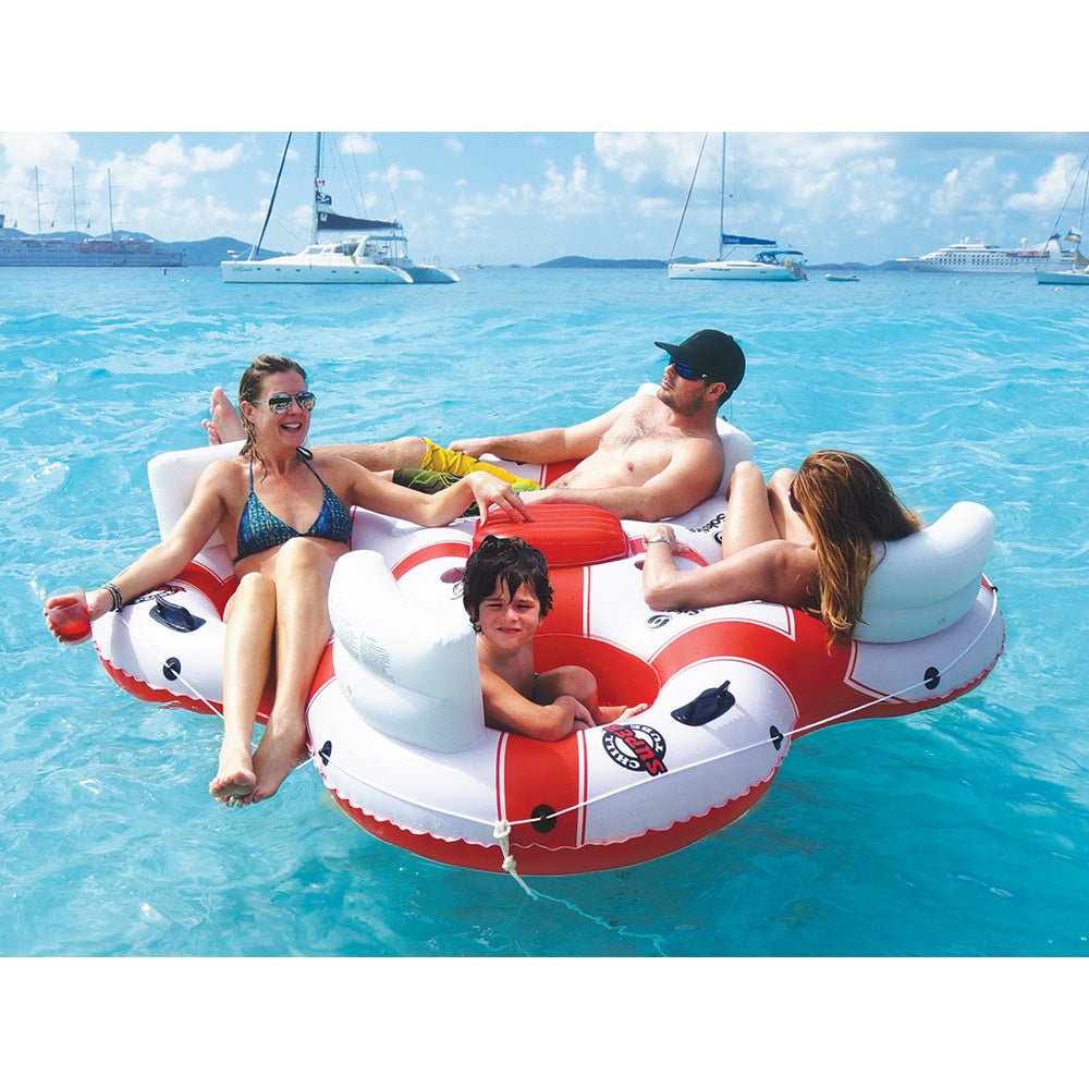 Solstice Watersports Super Chill 4-Person River Tube w/Cooler [17004] - The Happy Skipper