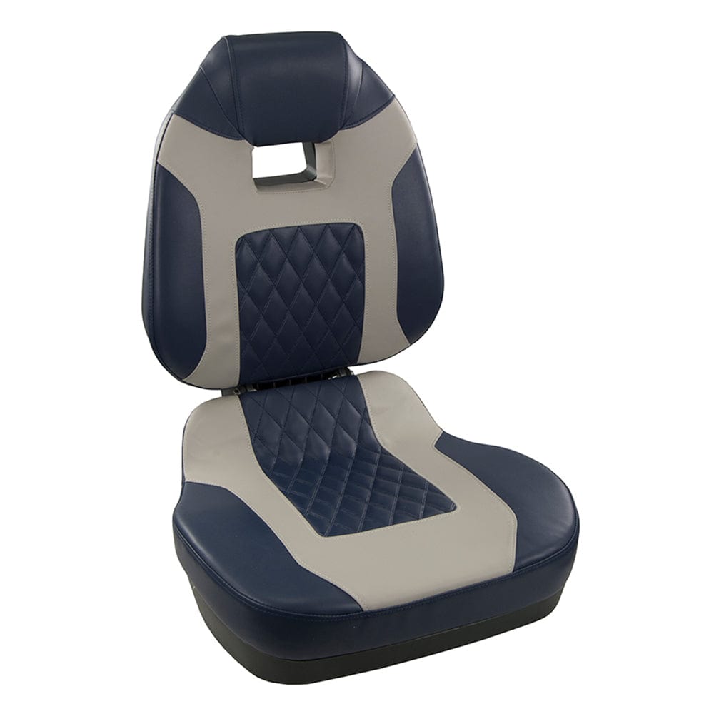 Springfield Fish Pro II High Back Folding Seat - Blue/Grey [1041419] - The Happy Skipper