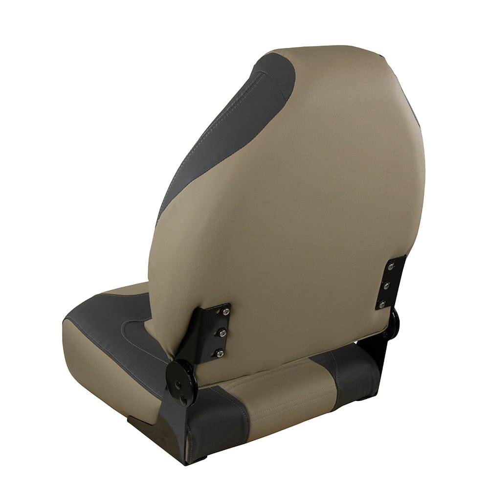 Springfield OEM Series Folding Seat - Charcoal/Tan [1062583] - The Happy Skipper