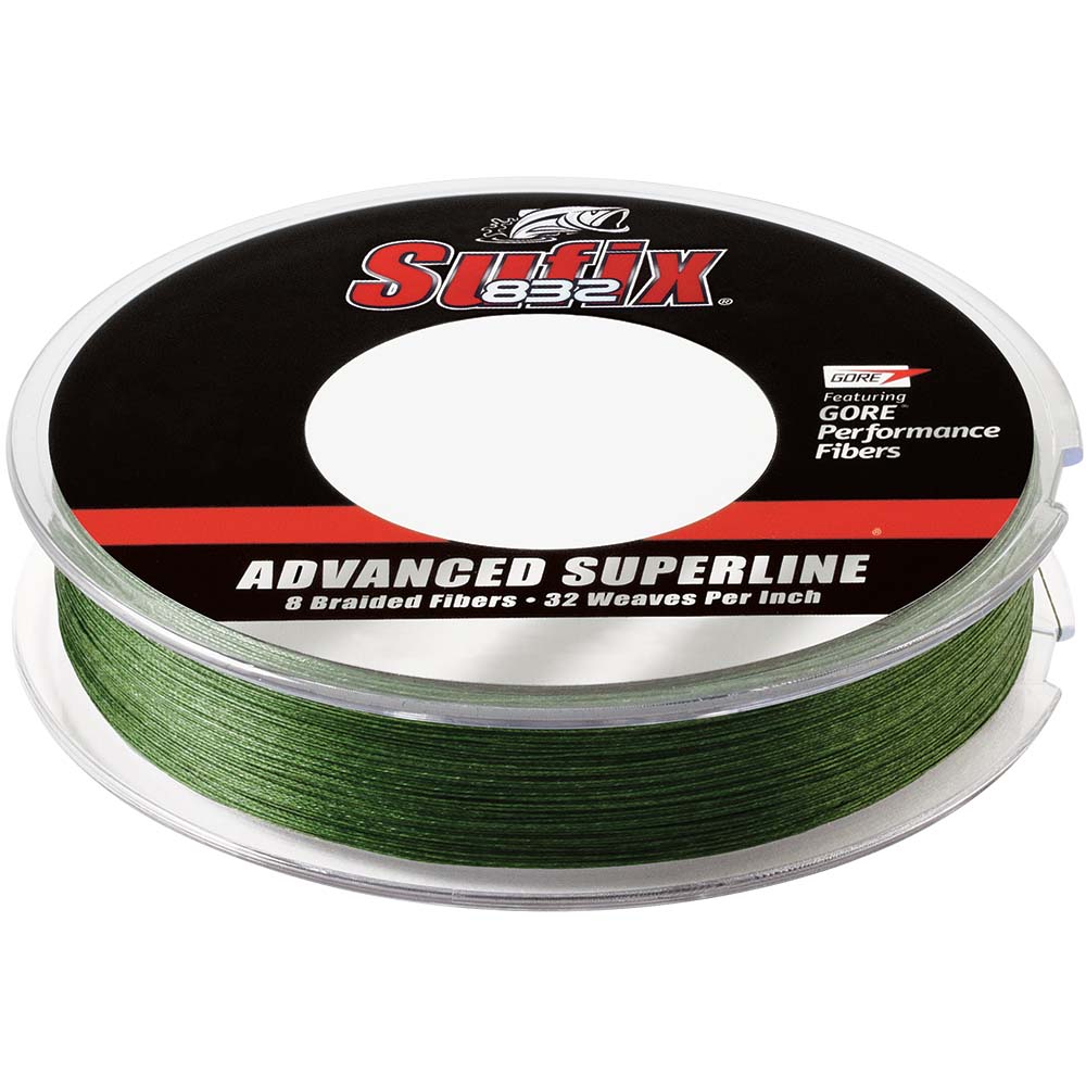 Sufix 832 Advanced Superline Braid - 15lb - Low-Vis Green - 150 yds [660-015G] - The Happy Skipper