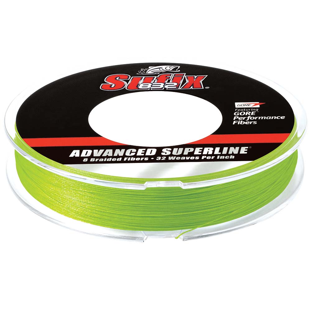 Sufix 832 Advanced Superline Braid - 30lb - Neon Lime - 150 yds [660-030L] - The Happy Skipper