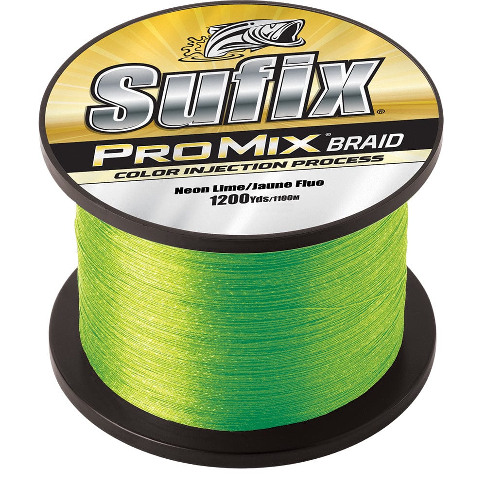 Sufix ProMix Braid - 65lb - Neon Lime - 1200 yds [630-365L] - The Happy Skipper