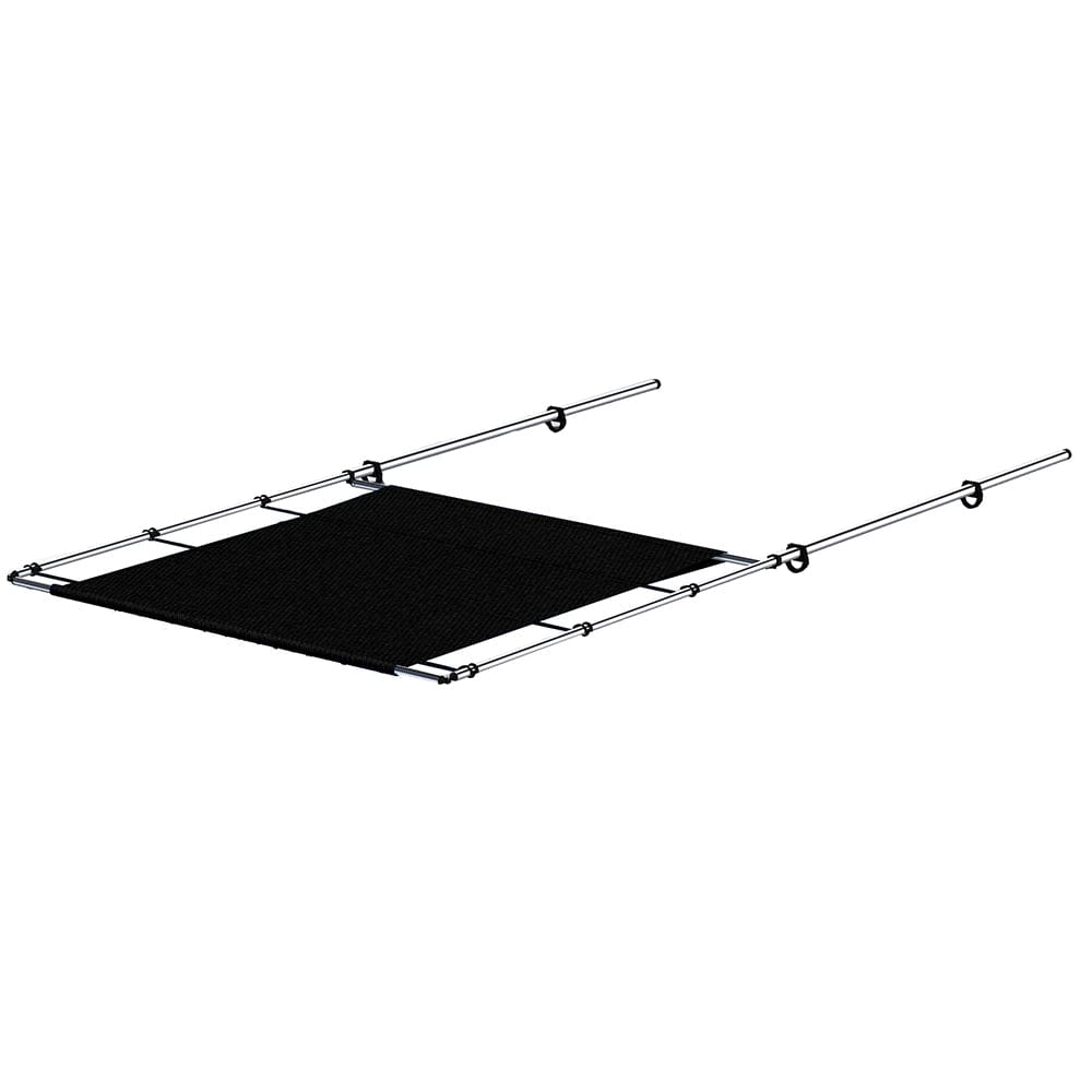 SureShade PTX Power Shade - 57" Wide - Stainless Steel - Black [2021026400] - The Happy Skipper