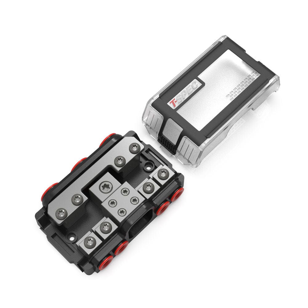 T-Spec VPNB4 MANL 4 Position All-In-One Distribution Block w/Cover [VPNB4] - The Happy Skipper