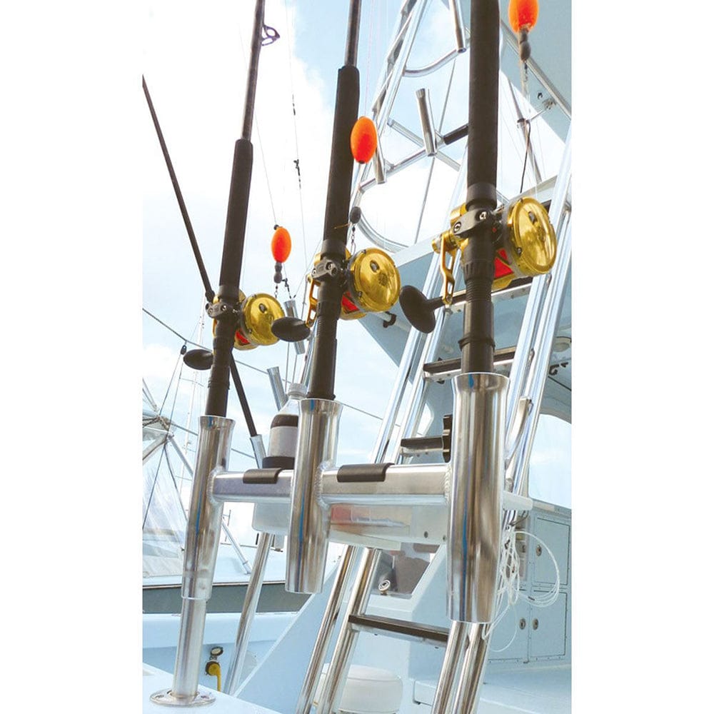 TACO Deluxe Trident Rod Holder Cluster Offset [F31-0781BXY-1] - The Happy Skipper