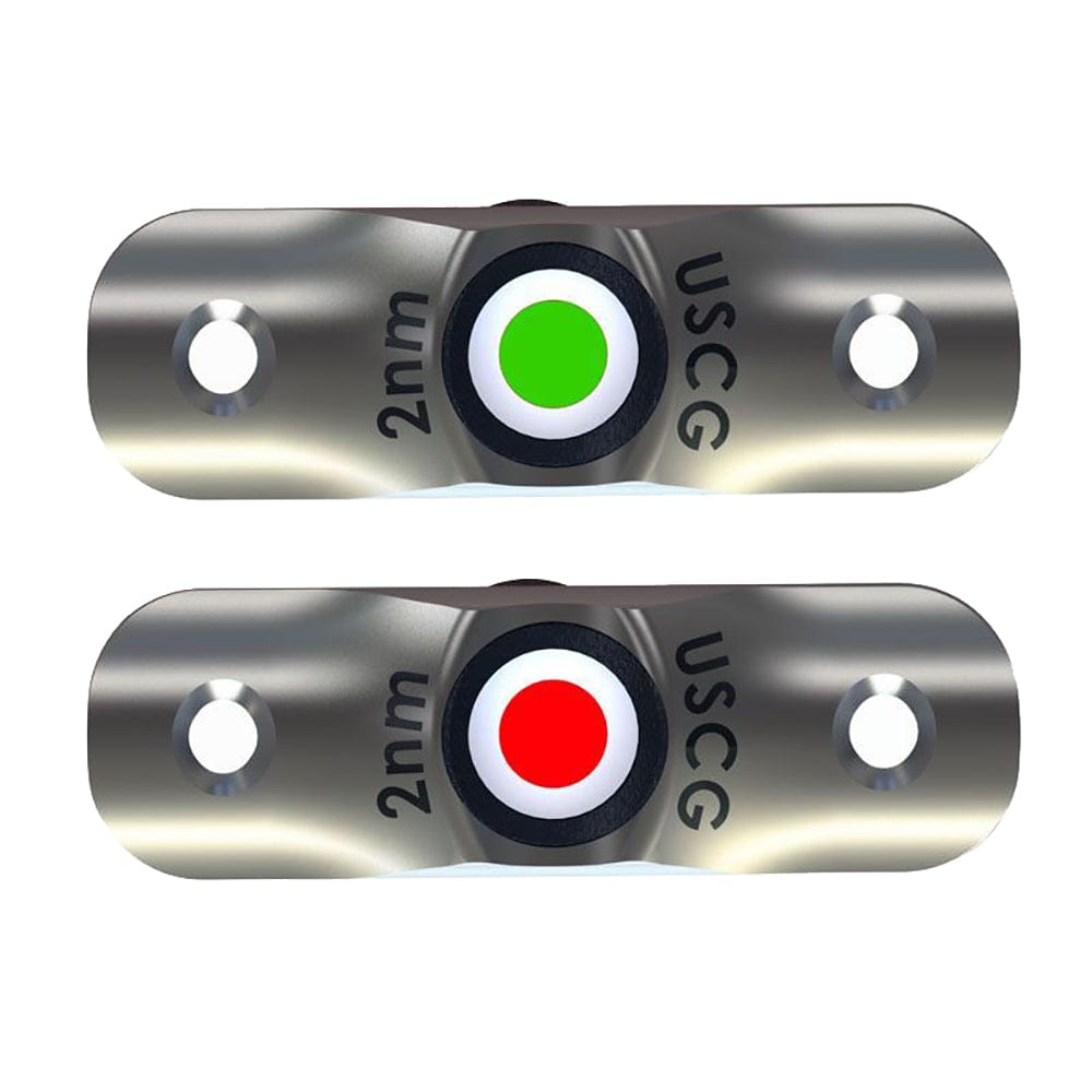 TACO Rub Rail Mounted LED Navigation Light Set - 2-1/2" [F38-6800D] - The Happy Skipper