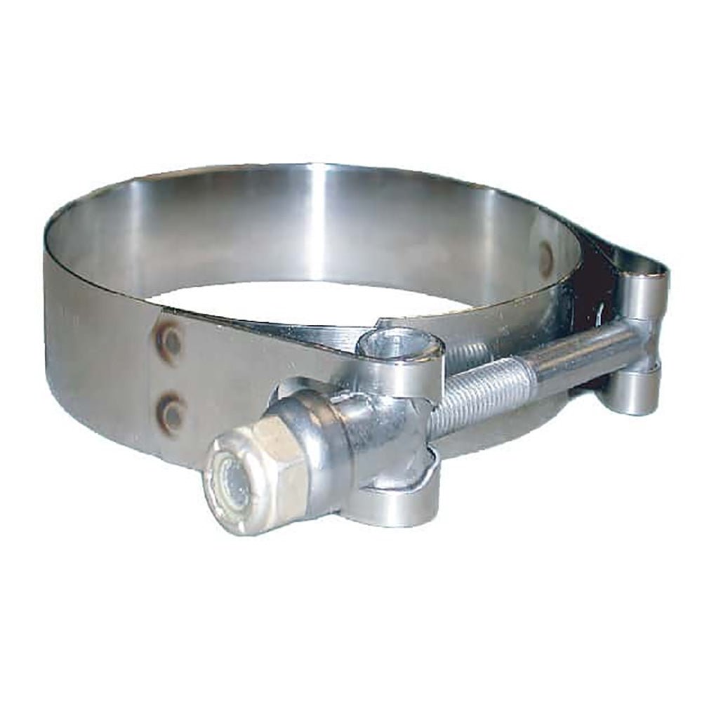 Trident Marine 316 SS T-Bolt Clamp - 3/4" Band - 4.37"-4.94" Range [720-4000L] - The Happy Skipper